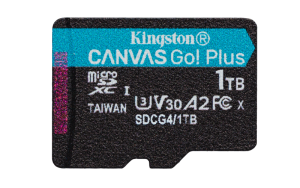 Card de memorie Kingston Canvas Go Plus Micro-SDXC, 1 TB,