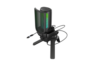 Microfon Genesis Radium 250, tip Cardioid, USB, LED backlight