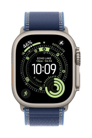 Curea pentru Apple Watch 49mm Blue/Bright Blue Trail Loop - S/M - Natural