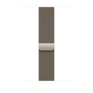 Curea pentru Apple Watch 46mm Natural Milanese Loop - M/L