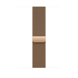 Curea pentru Apple Watch 46mm Gold Milanese Loop - M/L