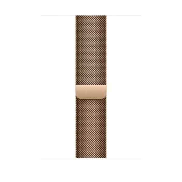 Curea pentru Apple Watch 46mm Gold Milanese Loop - M/L