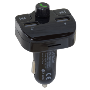 Modulator autor FM Spacer, Bluetooth 5.0, 2xUSB max. 5V/3.1A, 12V-24V,