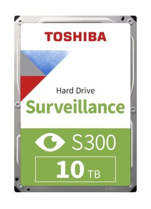 HDD Surveillance Toshiba S300 Surveillance, 10TB, 7200RPM, 256MB, SATA III