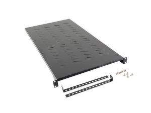 Poliță fixă 19" 1200 mm negru  (1U / 483x910
