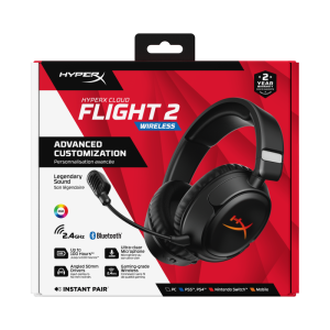Casti Gaming Head-band HyperX Cloud Flight 2, Wireless, negru
