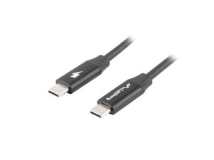 Lanberg CA-CMCM-40CU-0010-BK. Cable length: 1 m. Connector 1: USB C,