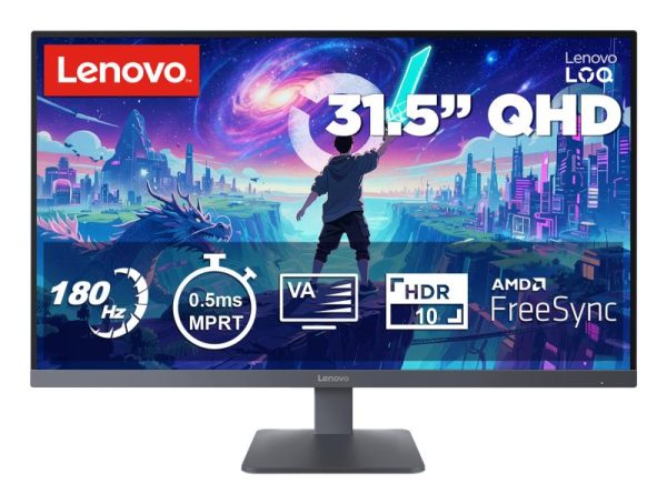 Monitor Gaming Lenovo LOQ 32Q-10, 31.5", 2560 x 1440 pixeli,