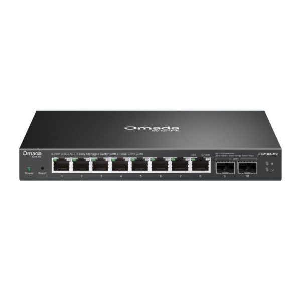 Omada 8-Port 2.5GBASE-T Easy Managed Switch with 2 10GE SFP+