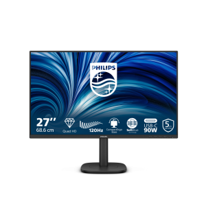Monitor Consumer Philips 27B2U3601/00, 27", 2560 x 1440 pixeli, Black,
