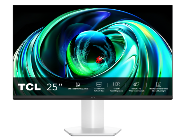 Monitor Gaming QD-Mini LED TCL 25G54, 24.5", Full HD (1920x1080),