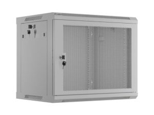 Dulap rack de perete 19", 9U, 600x450 mm, usa perforata,