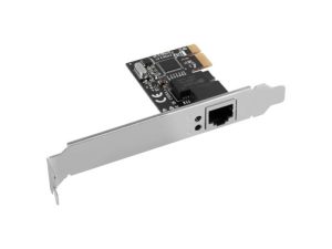 Placă adaptor rețea PCI-Express  RJ45  PCI-E x1, 1x
