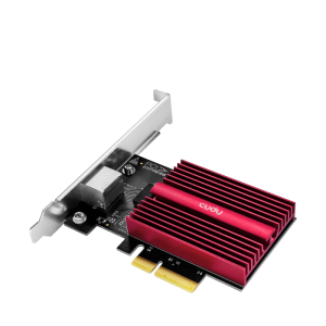 CUDY PCI Express Adapter 10Gbps, Marvell AQC113R, 10G/5G/2.5G/1000M/100M/10M Auto Adaptiv,