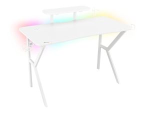 Birou gaming Genesis Holm 320 RGB, cadru din metal, MDF