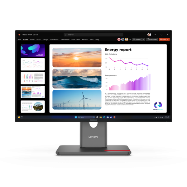 Monitor Consumer Lenovo ThinkVision P24Q-40, 23.8", 2560 x 1440 pixeli,