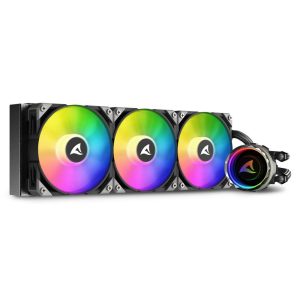 Cooler Procesor Sharkoon S90 RGB AIO, Lichid, 12 cm, 3