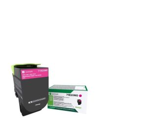 Toner Lexmark 71B20M0, Magenta