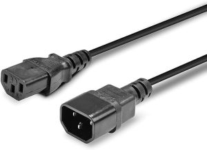 Cablu de alimentare Lindy C14-C13 3m, negru