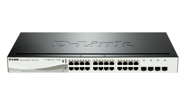 Switch D-Link DGS-1210-24P, 24 port, 10/100/1000 Mbps