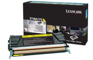 Toner Lexmark X746A1YG, Yellow
