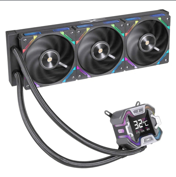 Cooler Procesor 1stPlayer X-Starship 360E, Lichid, 12 cm, 3 ventilatoare,