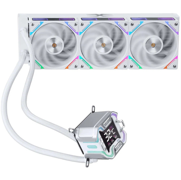 Cooler Procesor 1stPlayer X-Starship 360E, Lichid, 12 cm, 3 ventilatoare,