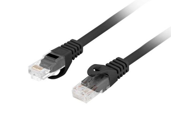 Patch cord Cat.6 UTP LSZH Cu 10 m negru, Fluke