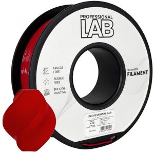 Filament 3D Proffesional Lab, Diamentru 1.75mm, Greutate: 1KG, Culoare: Rosu,