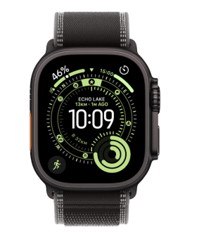 Apple Watch Ultra 3 GPS + Cellular 49mm Black Titanium Case with Black/Charcoal