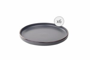 SET 6 FARFURII DESERT, CERAMICA 20 CM, CALYPSO, ART OF