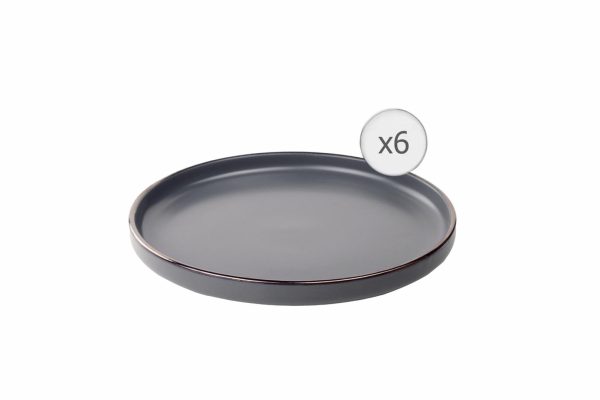 SET 6 FARFURII DESERT, CERAMICA 20 CM, CALYPSO, ART OF