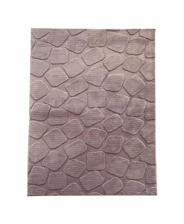 Covor, model in relief,Stone,160x230 Brown