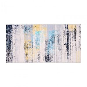 Covor printat, MILI 70x140 cm, lavabil cu spate antialunecare, inaltime