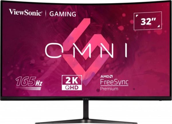 Monitor Consumer ViewSonic VX3218C-2K, 31.2", 2560 x 1440 pixeli, Black,