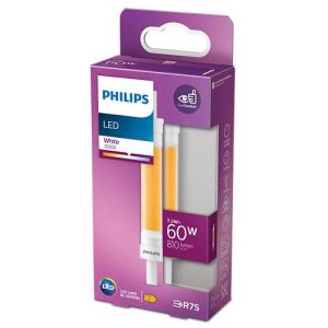 Bec LED Philips, EyeComfort, R7S, 7.2W (60W), 810 lm, luminacalda(3000K),
