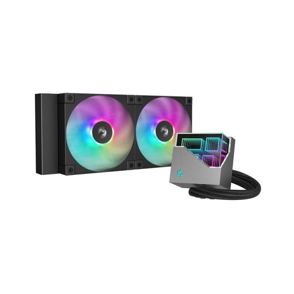 Cooler Procesor DEEPCOOL LT240, Lichid, 12 cm, 2 ventilatoare, aRGB