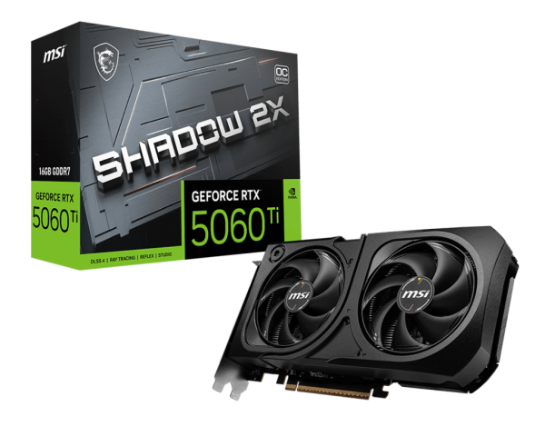Placa video MSI GeForce RTX 5060 Ti, 16GB GDDR7, PCI