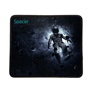 Mousepad Gaming SPACER SP-PAD-PICT, 250 x 210 mm, Negru
