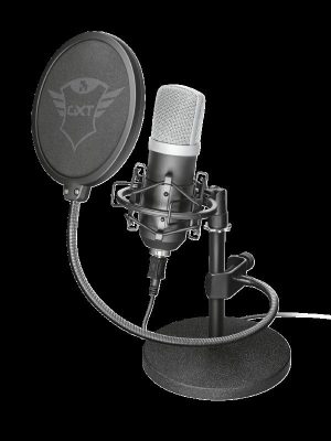 Microfon Trust GXT 252 Emita Streaming, tip Condenser, USB