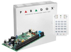 Centrala Paradox SP6000+; 8 zone pe placa (16 cu dublare