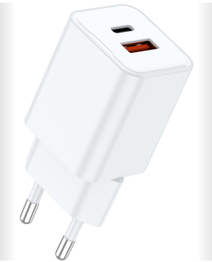 Lemontti Încărcător Rețea GaN Dual Port 30W 1x USB-C 1x