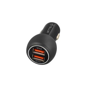 Incarcator Auto Tellur FCC8, 36 W, 2 porturi, Negru