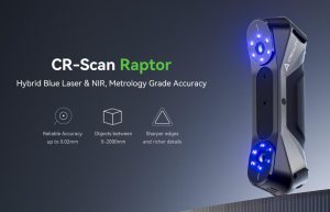 CREALITY 3D SCANNER CR-SCAN RAPTOR, mod scanare: Blue Light(Blue 7-line