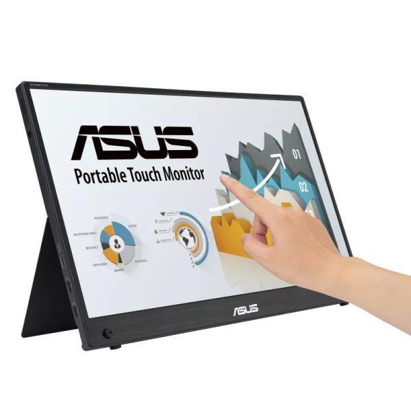 Monitor Consumer ASUS MB16AHT, 15.6", 1920 x 1080 pixeli, Touchscreen,
