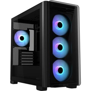 Carcasa ASUS A23 PLUS TG ARGB BLACK, RGB, Mid Tower,