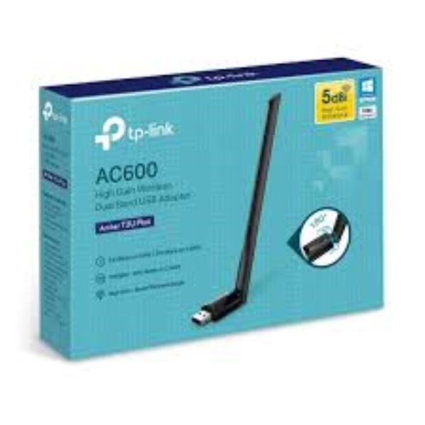 Adaptor wireless TP-LINK Archer T2U Plus, WIFI 5, Dual Band