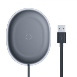Incarcator Wireless Baseus Jelly Qi, 15 W, 1 port, Negru