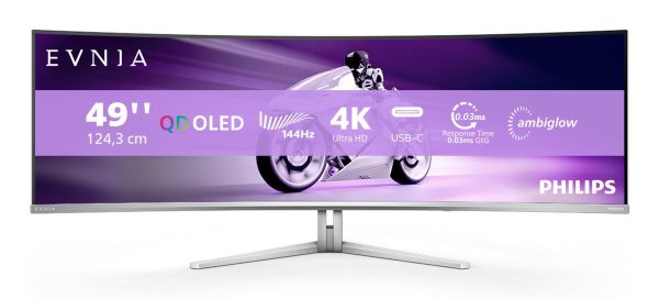 Monitor Consumer Philips 49M2C8900L/00, 49", 5120 x 1440 pixeli, White,