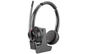 Casti Head-band Poly Savi 8220 UC, Wireless/Wired, Noise Canceling, Negru